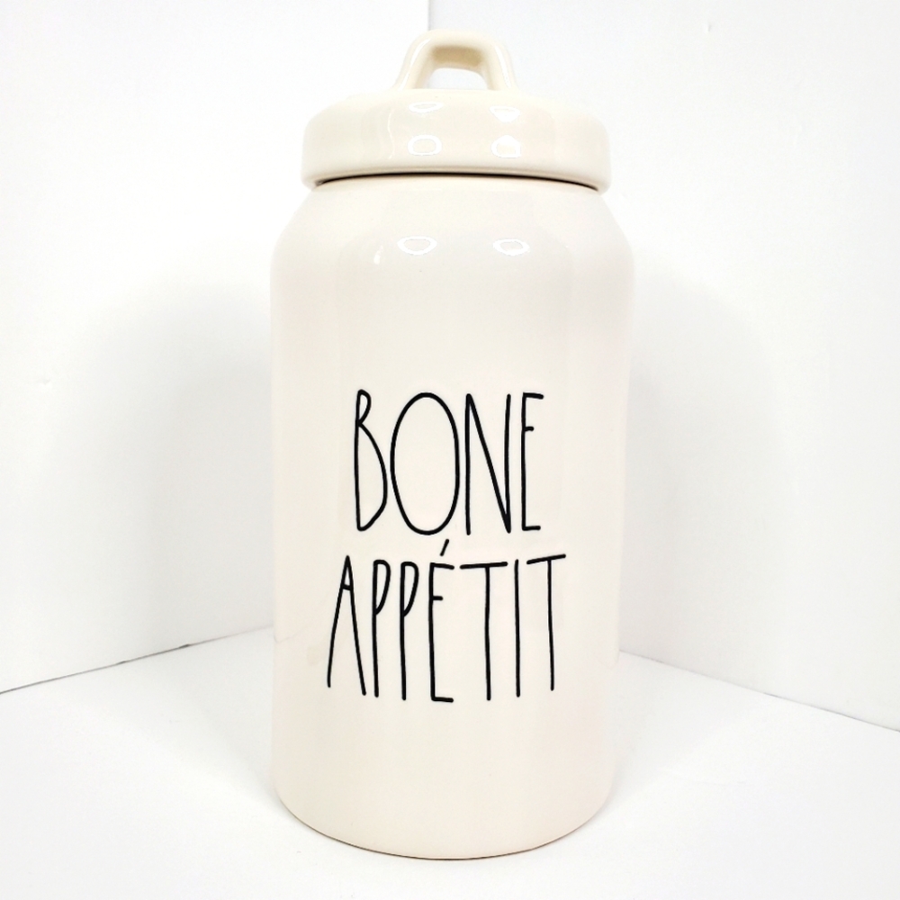 Rae Dunn Bone Appetit TREATS Canister